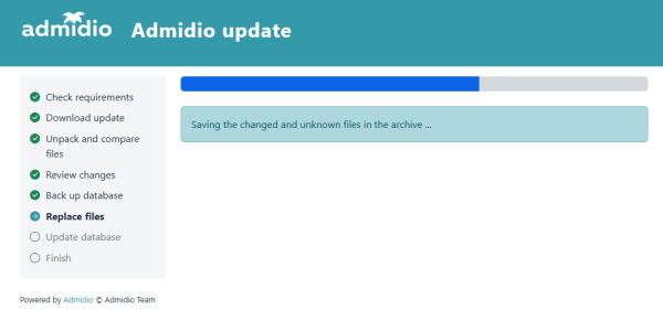 Backing up and replacing the files Backing up and replacing the files